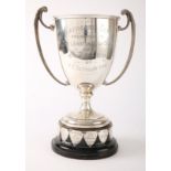 Motor Racing, Ireland 1923-47, The Cathcart Cup. A silver two handled trophy cup, engraved "Cathcart