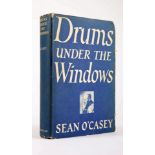 O'Casey, Sean. Drums Under the Windows, signed by the author, Macmillan, New York, 1950, 8vo.