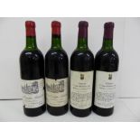 Four bottles Vintage 1964 Chateau Croque Michotte. Ullage all just below top of shoulder. Supplied