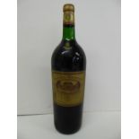 One magnum Vintage 1966 Chateau Batailley. Ullage bottom of neck