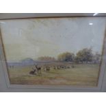 David Cox RWS, Ashton Hall, Warwickshire, Watercolour, Signed and dated 1836, 8 x 11 ins.