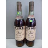 T. Hine & Co Grande Champagne Cognac Vintage 1928, two bottles, ullage 1) just below top of shoulder