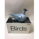 Oiva Toikka for Iittala studio glass bird, 'Arctic Baby Loon', etched signature to base, dated 2012,