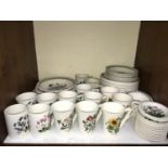 SECTION 10. Portmeirion 'Botanic Garden' pattern mixed lot of part dinner wares including plates,