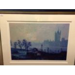 Rolf Harris (Australian, b.1930) 'Painting Parliament', limited edition no. 586/695, signed,