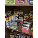 SECTION 38. A collection of die cast vehicles including Lledo days gone, Matchbox, Vanguard,