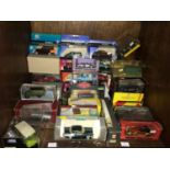 SECTION 50. A collection of 39 assorted boxed die-cast model vehicles including examples by Dinky,