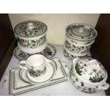 SECTION 4. Portmeirion 'Botanic Garden' dinner wares including a pair of lidded casserole dishes,