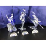 Swarovski Crystal large figures fromthe Magic of Dance trilogy including 'Isadora 2002', 'Antonio