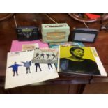 Five albums Beatles, Petula Clark, Ella Fitzgerald (2), Grease, a 45 twist and shout by the