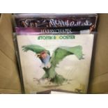 Twenty four various vinyl LPs including Atomic Rooster, Gerry Rafferty, Beatles, John Lennon, George