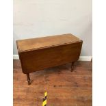 An early 20th century mahogany Pembroke gate-leg table, 103cm wide, 120cm long, 40 cm with leaves