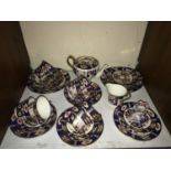SECTION 16. A Grafton 'Imari' pattern part tea set comprising two cake plates, twelve side plates,