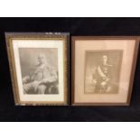 A signed three-quarter length sepia photograph of Prince Alexander of Battenberg (1886-1960),