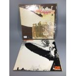 Lez Zeppelin vinyl LP, orange writing, first press, 58#8171 A//1, Atlantic, plum label, Warner