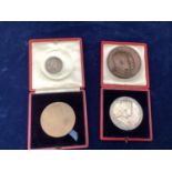 Four Coronation medals, Edward VII and Alexandra, comprising 9th August 1902, comprising large