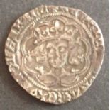 Henry VI groat, 1432-6, Calais mint - leaf below bust. Some light surface marks on the bust but a