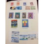 A large collection in 10x 'The Viking Stamp Album' mint and used, all mounted on hinges, GB, Empire,
