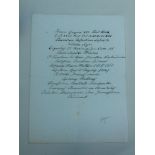 In Memoriam of Pope Gregory XVI, Circa 1850, printed two sides of four, large Papal States