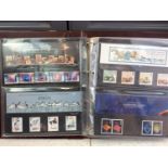 Royal Mail Presentation Pack /RMMS, approximately 288, late 1960s-2016, in five ring binders,