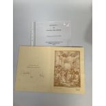 HM Elizabeth II & Prince Philip, facsimile signed Christmas card 1963, signed by both, printed to