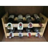 Eight bottles of assorted wine including a 1993 Chateau Clos Du Cardinal, a Guillendoux Bergerac