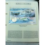 Westminster Commemorative Coin and Stamp Covers: History of World War II, a collection of 22x coin
