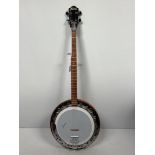 A 5-string Framus banjo with rosewood fretboard