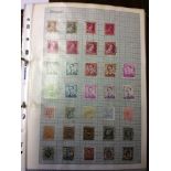 World Stamps, 1970s and 1980s, used and hinge mounted by country on graph paper, Poland, Russia,