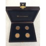 Westminster- Four Sovereign set, comprising Victoria 1900 Old Head, Edward VII 1908, George V 1911