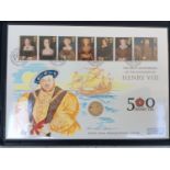 Westminster- 2009 Jersey £25 Gold Coin Presentation Cover 500th Anniversary Accession of Henry VIII,