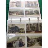A modern album of approximately 145 standard-size printed postcards all by Southampton