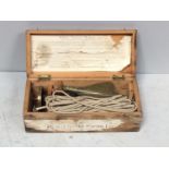 A Walker's 'Excelsior' III Patent Log in original wooden box