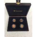 Westminster- Four Half-Sovereign set, 1989, 1987, 2002, and 2005, all UNC, in plastic capsules and