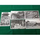 Approximately 59 postcards of Japan ' and one of Hong Kong at night. All the cards are pictured '