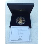 Westminster- The 2009 Jersey St George & The Dragon 5oz Ten Pounds Silver Coin, 999/1000 with gold