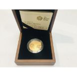 The Royal Mint- The 2009 UK Charles Darwin £2 Gold Proof Coin, 0.9167 Au (Yellow), 0.9167 Au (