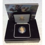 The Royal Mint- 2007 United Kingdom Gold Proof Sovereign, ltd 5507/12,500, 22ct, obv IRB Portrait,