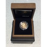 The Royal Mint- 2013 United Kingdom Gold Proof Sovereign, ltd presentation 6178/7500, 22ct, obv