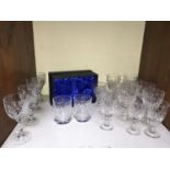 SECTION 13. A pair of Bohemia Crystal tumblers etched with 'HMS Excellent' and crest, boxed,