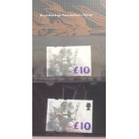 Fourteen Royal Mail definitives packs including 2x £10 stamps, 9x various books of stamps and