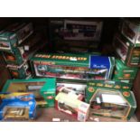 SECTION 36. A collection of 21 assorted boxed die-cast vehicles, predominantly Corgi Eddie Stobart