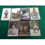 A box of more than 800 postcards ' all standard-size apart from approximately 30 modern cards and