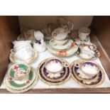 SECTION 20. Various 19th century porcelain trios and tea wares including Vienna etc.