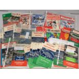 International Football programmes and tournament brochures, approximately 30, including England v