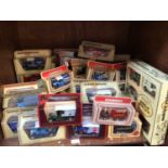 SECTION 55. A collection of approximately 50 boxed die-cast model vehicles, largely Lledo Days
