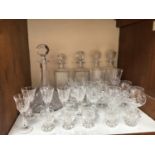 SECTION 17. A quantity of assorted drinking glasses comprising liqueur glasses, various stemware