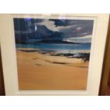 Pam Carter (b.1952) 'Niabost Sands - Harris', limited edition colour print number 422/850, signed in