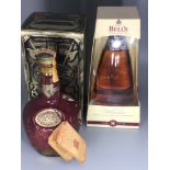 A 750ml Chivas Royal Salute 21 years old blended Scotch whisky housed in ruby ceramic decanter