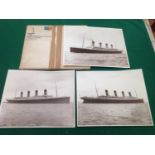 Various collectables, consisting of: * Two 11x9 inch photos of the ill-fated Titanic (numbered